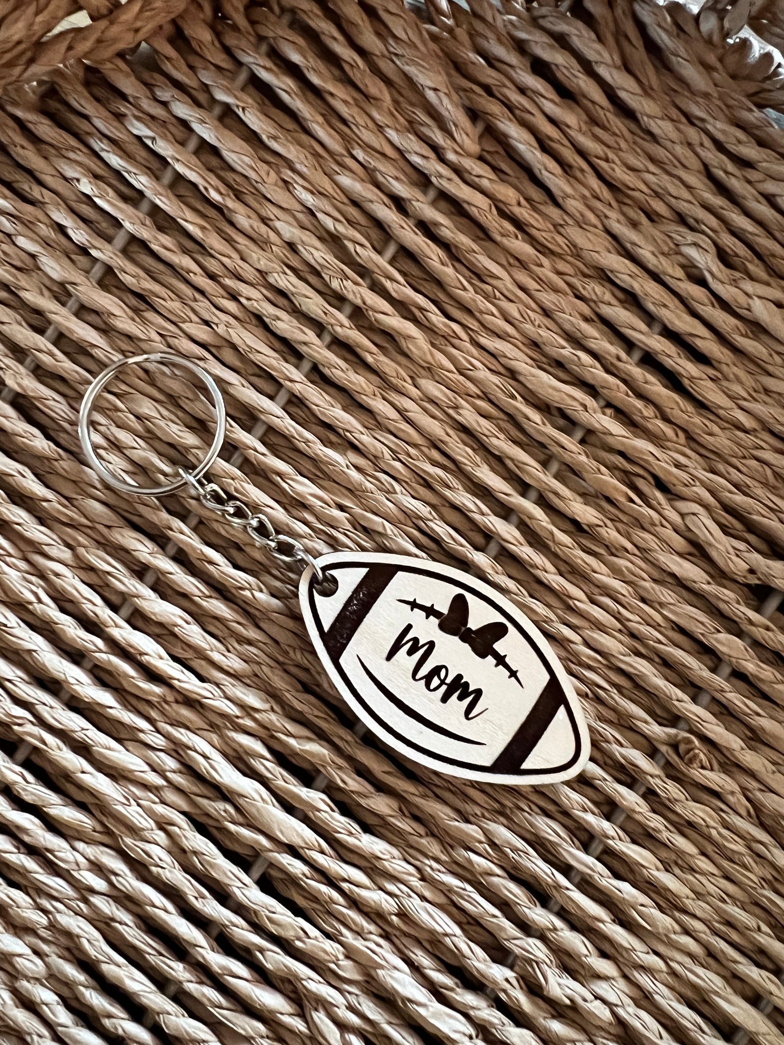 Football Mom keychain