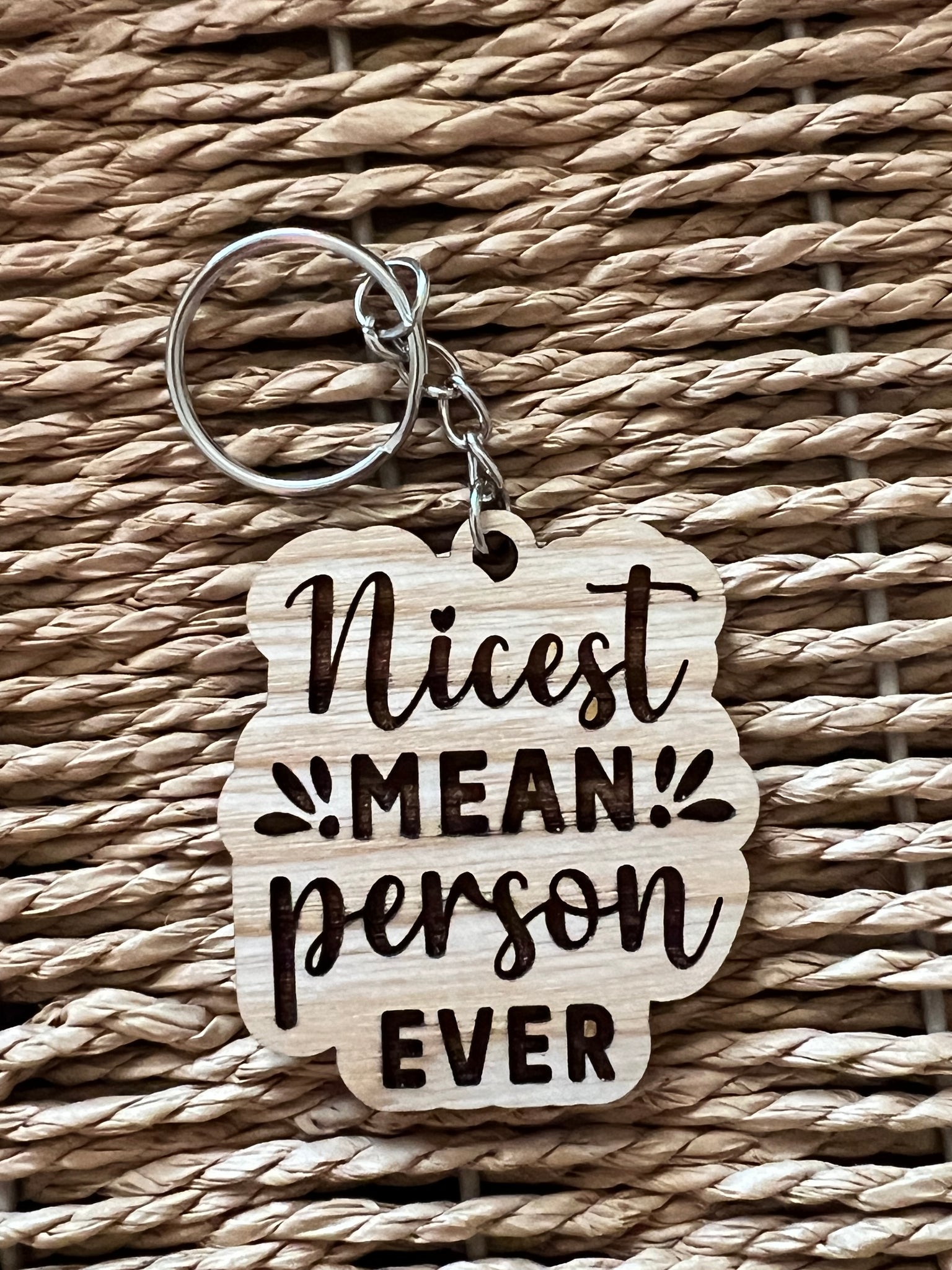 Nicest Person Keychain