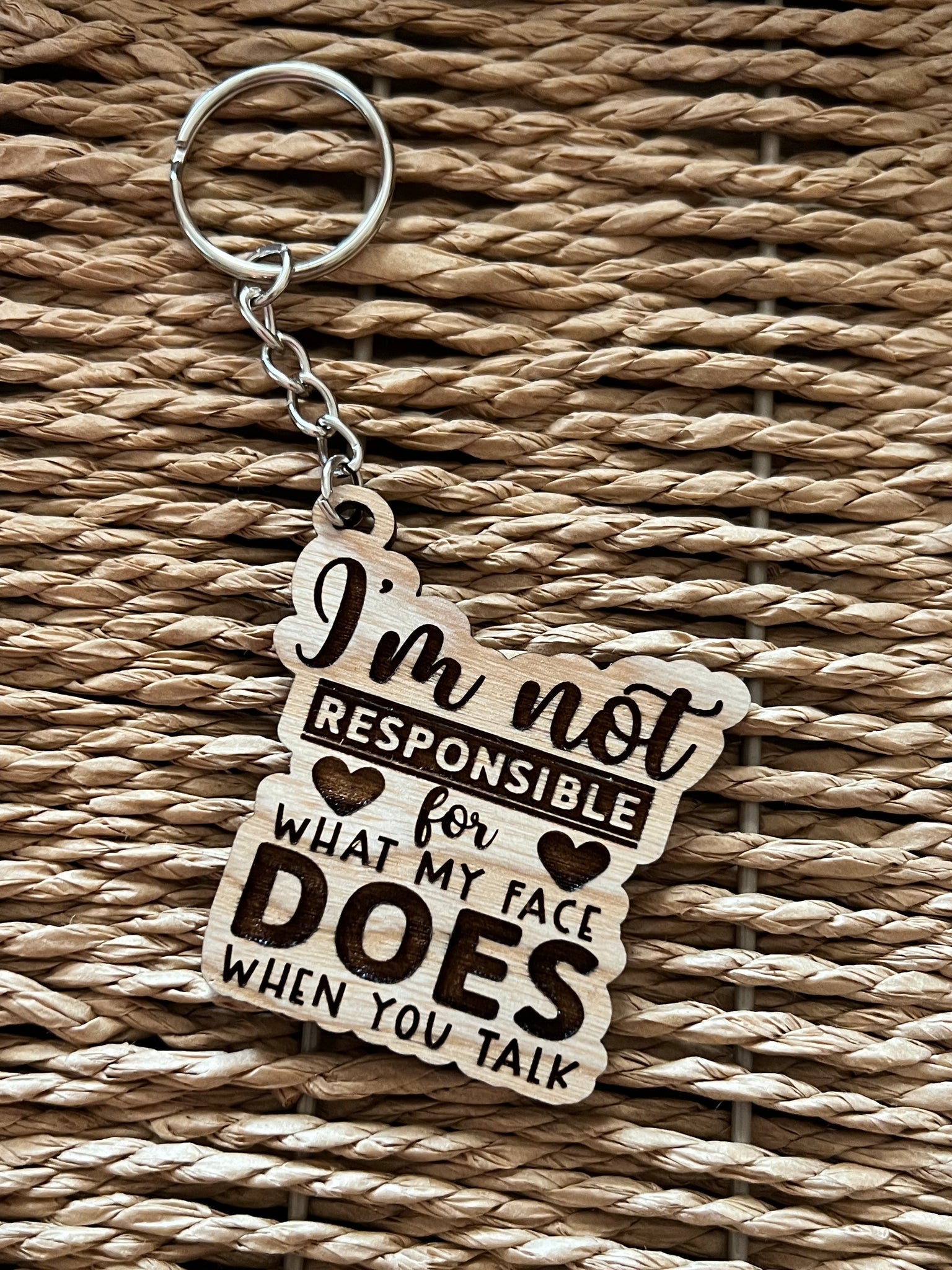 I'm not responsible Keychain