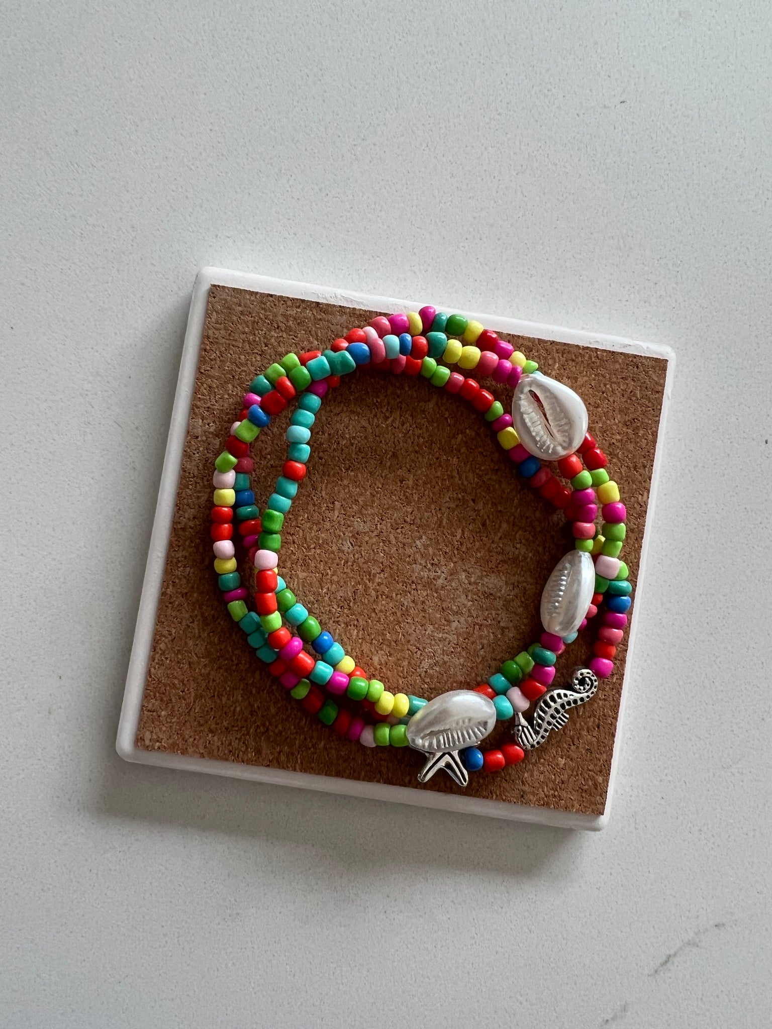 Colorful anklet set