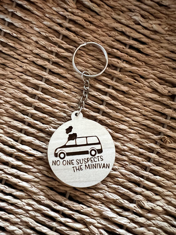 Minivan Mom keychain