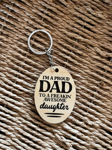 Dad keychain