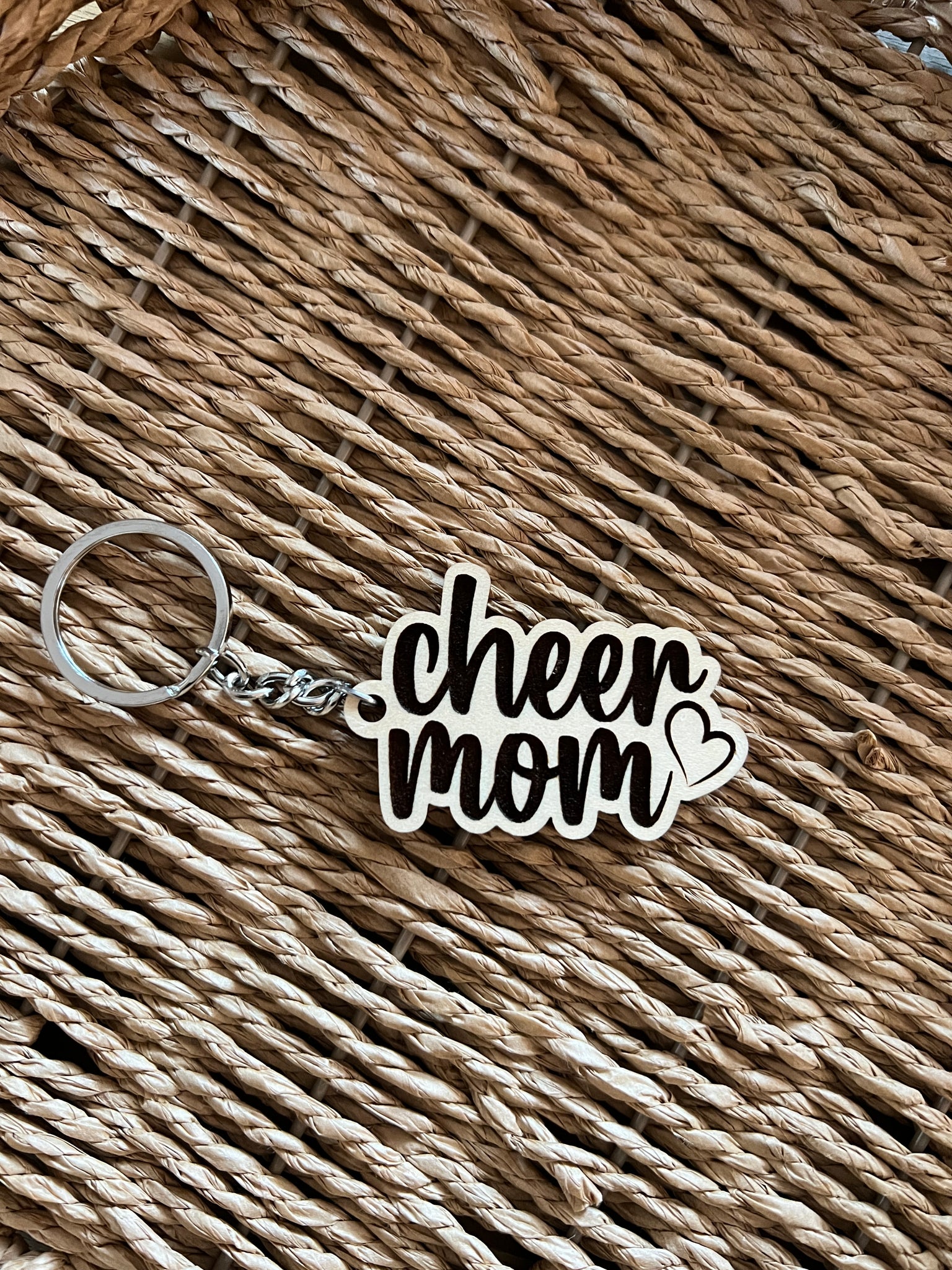 Cheer Mom keychain