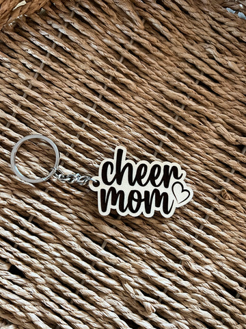 Cheer Mom keychain