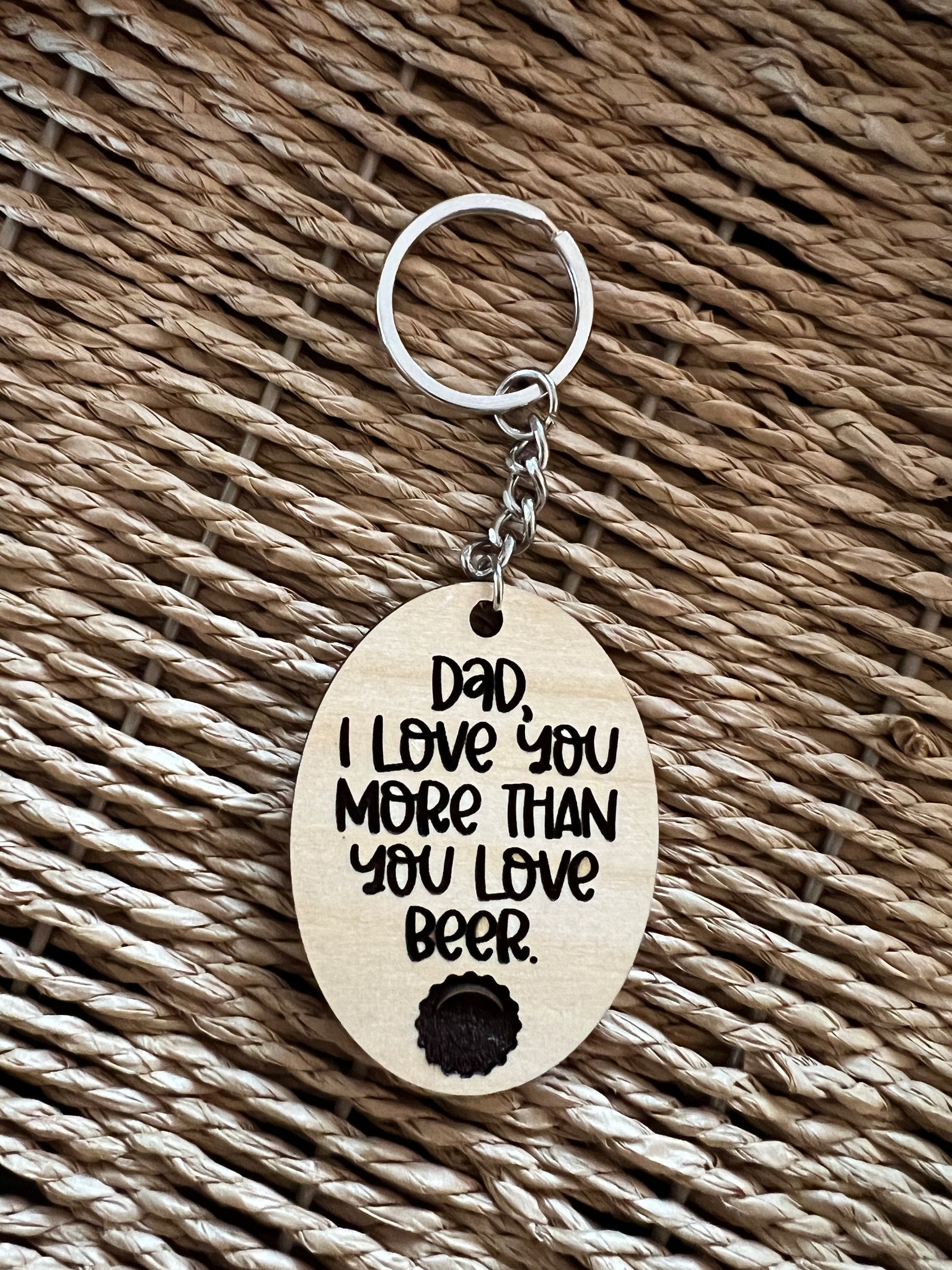 Dad I Love you keychain