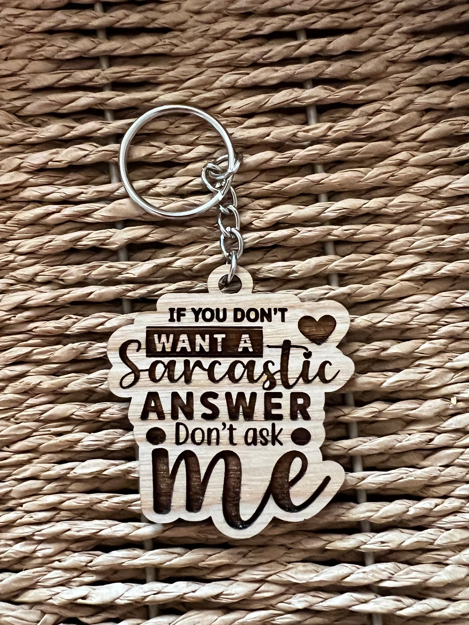 Sarcastic  Keychain