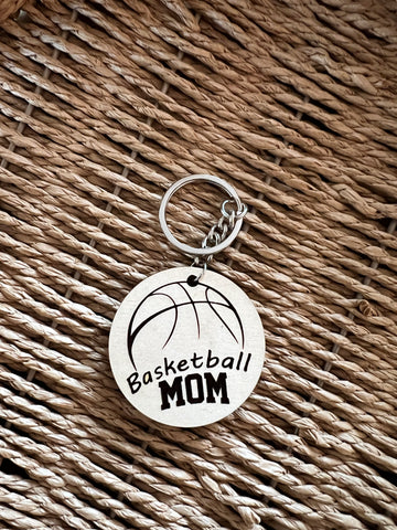 Basketball Mom keychain