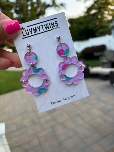 Madison Hand Painted Earrings