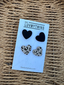 Heart Stud set