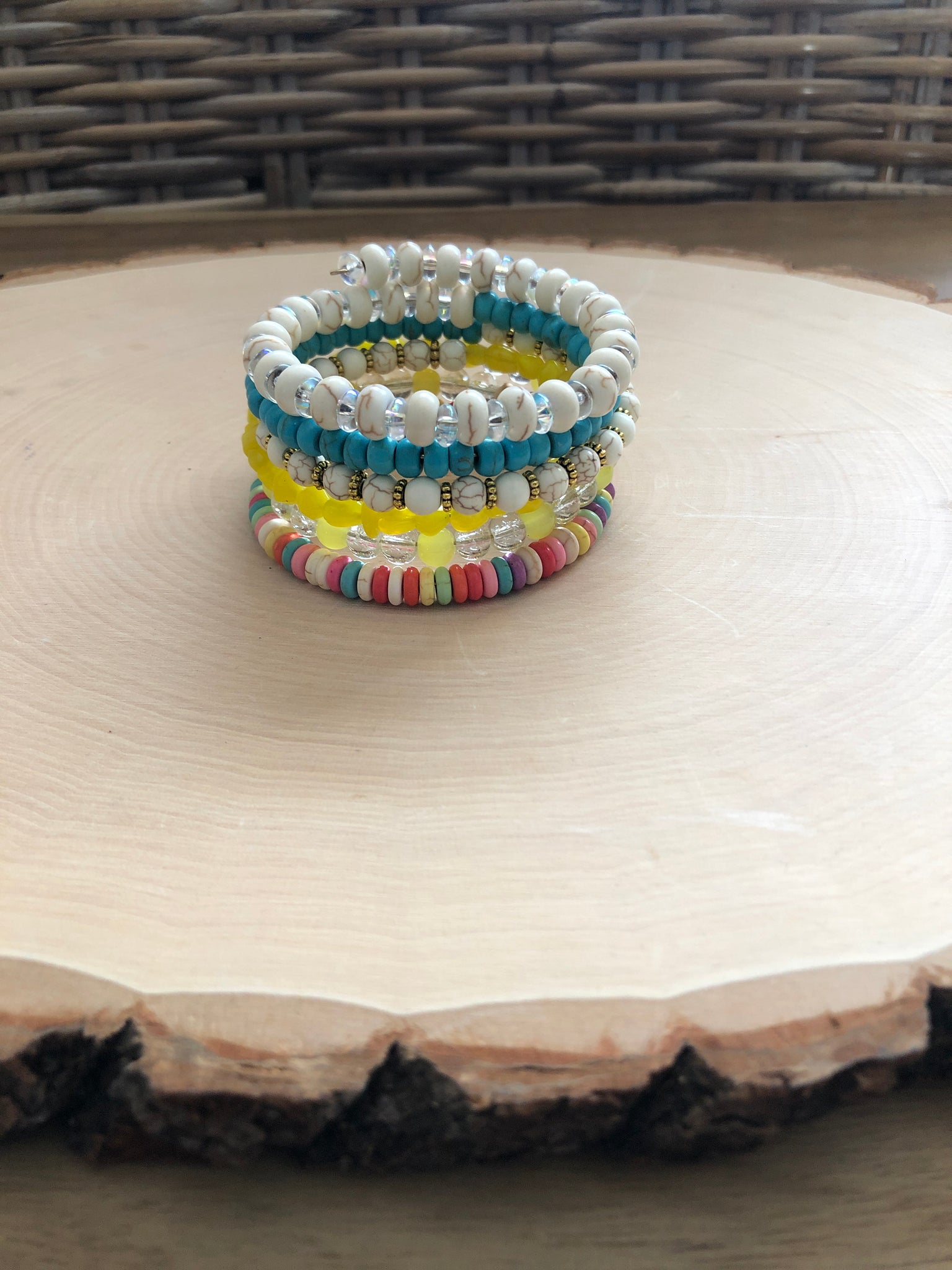 Multi-color Memory Wire Bracelet