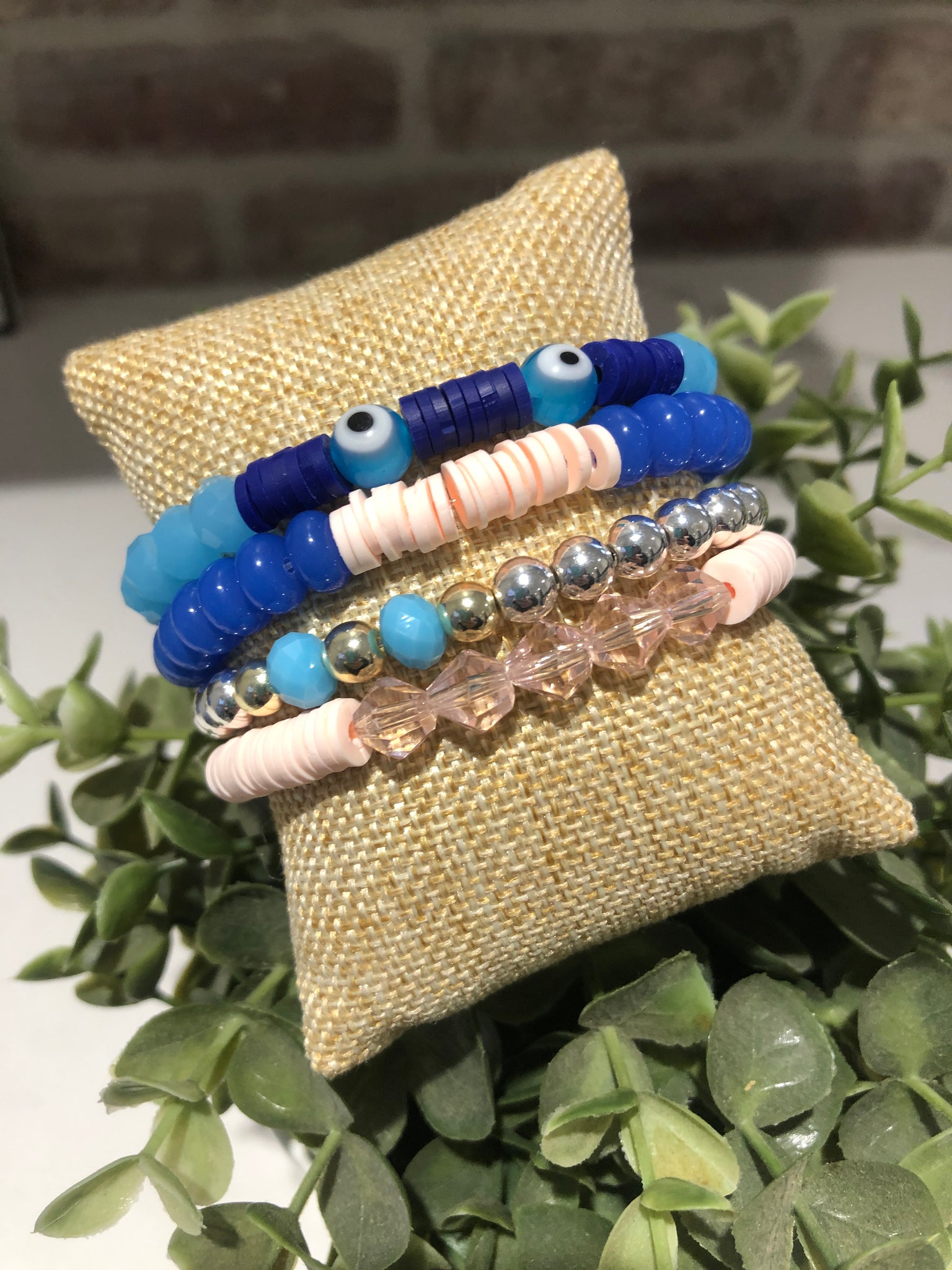 Blue Sorbet Bracelet Stack