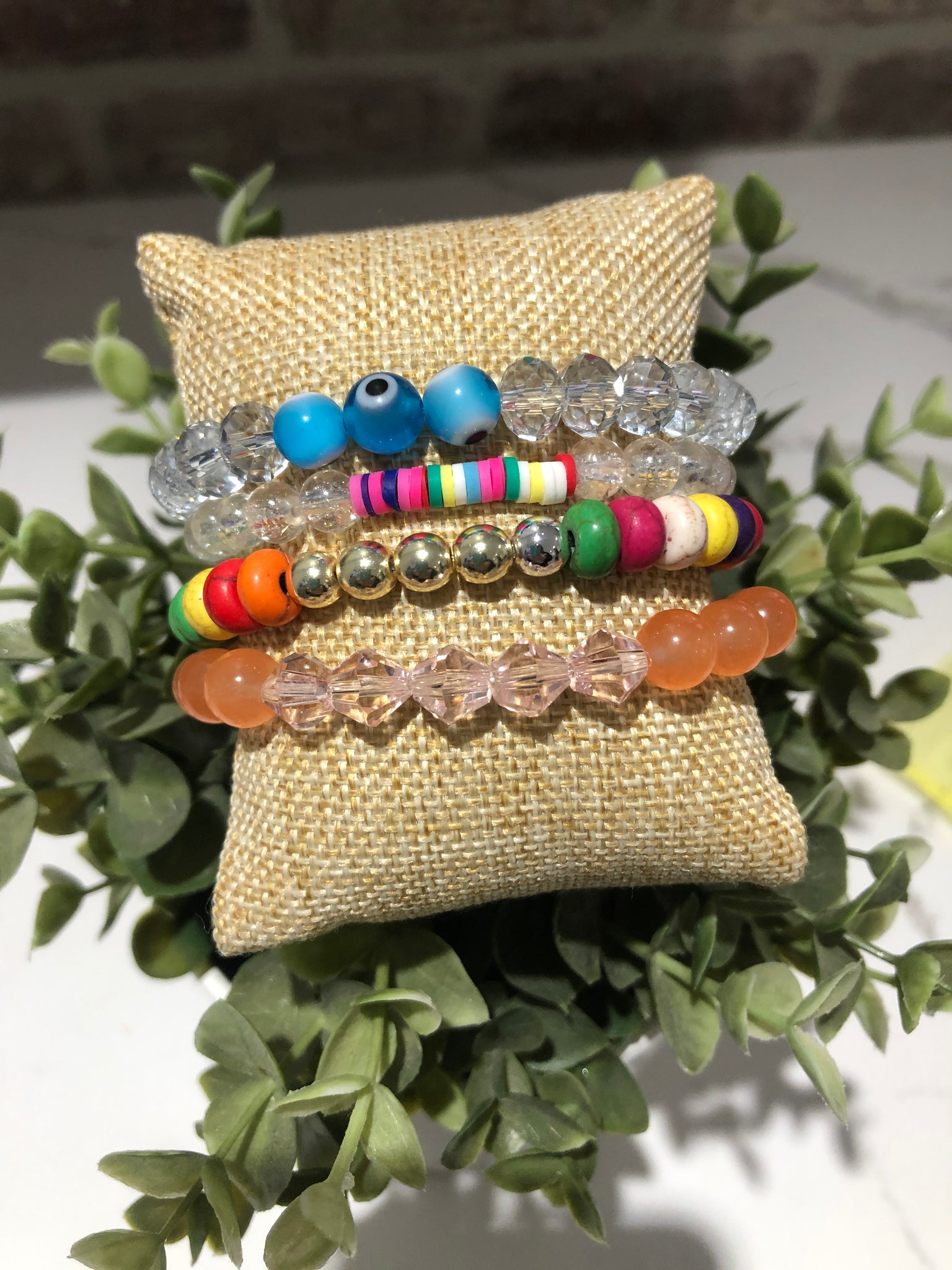 Multi Color Bracelet Stack